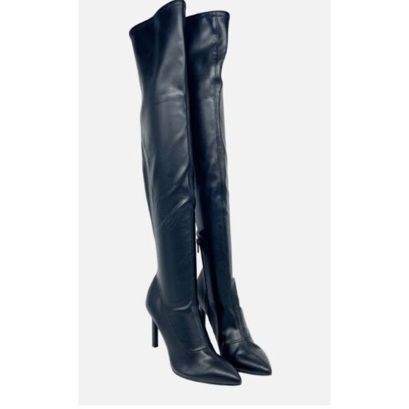 Open Edit Kami Black Over-The-Knee Boots Size 8.5M - Picture 1 of 8